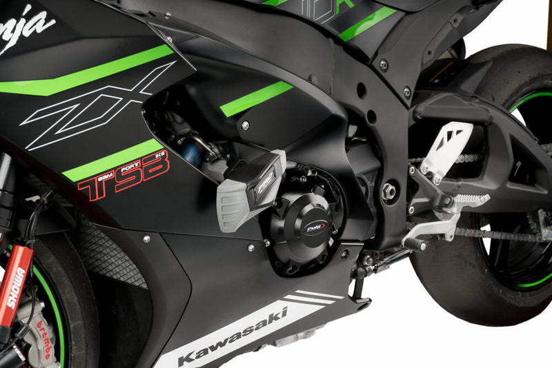 Puig Hi-Tech Parts Frame Sliders PRO 2.0 Black - 21428N Kawasaki Ninja 2011-2025