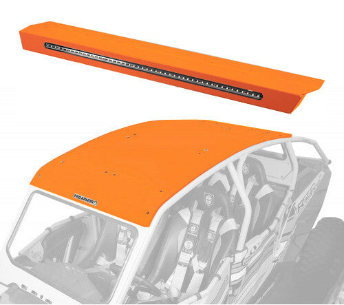 Pro Armor Asylum Rear Wing With Lightbar Orange - P144R123OR Polaris RZR 2014-2022