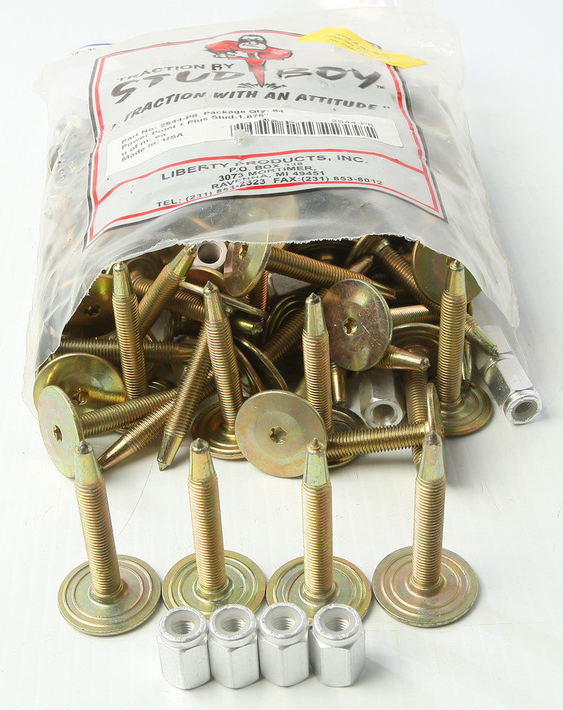 Stud Boy 18-33081 2544-P8 POWER POINT PLUS PRO STUDS 1.875" 84/PK