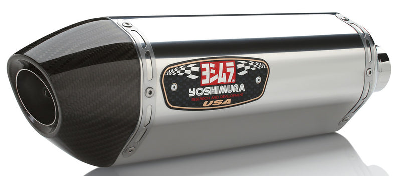 Yoshimura Exhaust Street R-77 Slip-ON SS-SS-CF Dual - 1121205 Suzuki 1300R Hayabusa 2008-2020