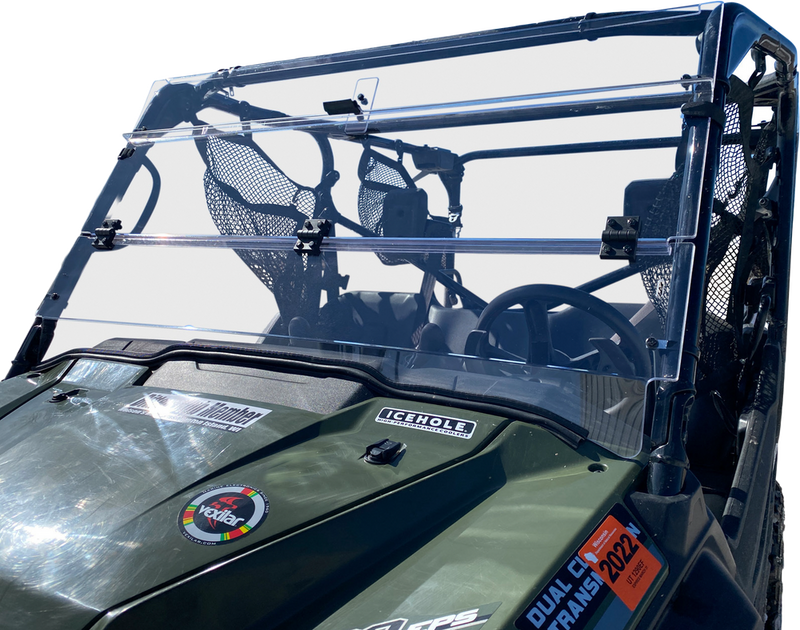 Open Trail Folding Windshield - V000258-12200T Honda Pioneer 2016-2022