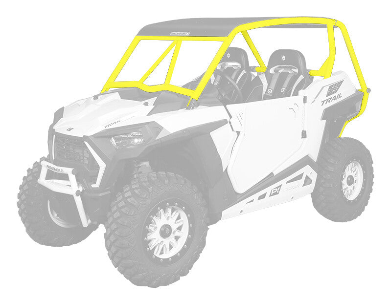 Pro Armor Loco Cage With V Intrusion Lime Squeeze - P2116C022LSQ Polaris RZR 2021-2022