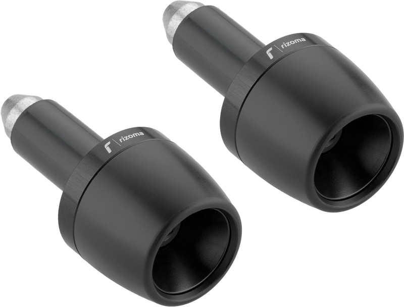 Rizoma Bar Ends Pair Black - MA532B For Ducati Motorcycles 2023 | Triumph Speed / Street / Trident 2023 | Kawasaki Ninja / 650 2023-2024