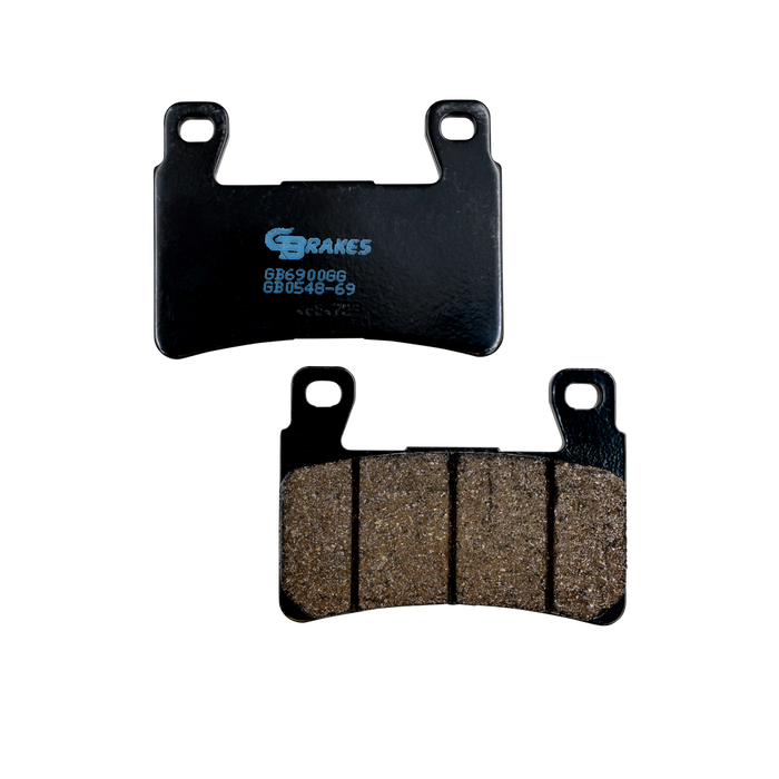 Gbrakes 17-54869 GB0548-69 BRAKE PADS SEMI METALLIC