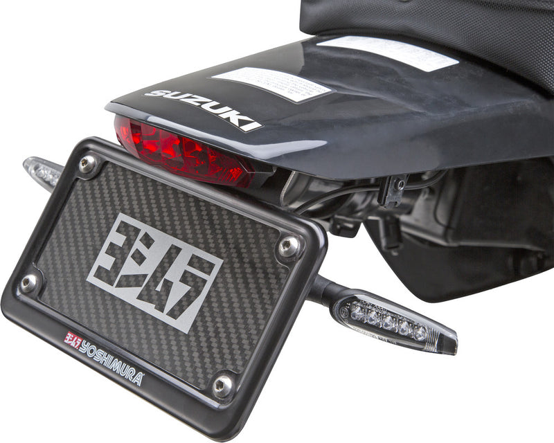 Yoshimura License Plate Frame Black Single - 070BG-LPF-K For BMW 310 / G310GS / G310R 2018-2024 | KTM 790 Duke / 890 Duke 2019-2022