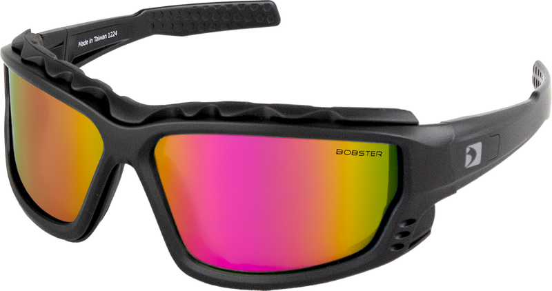 Bobster 26-5373 BPCH002 PCH CONVERTIBLE GLASSES BLK W/ CRIMSON PINK & YLW LENS