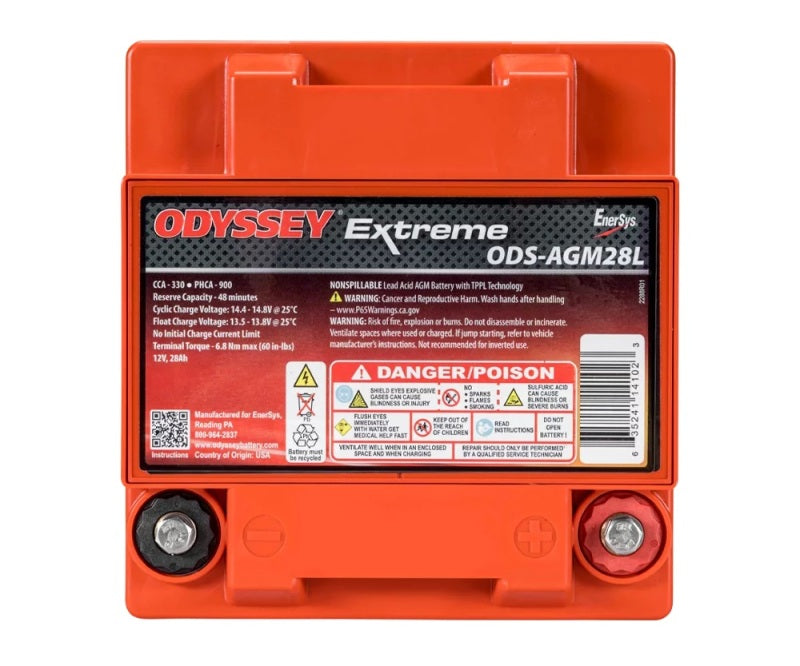 Odyssey Battery ODS-AGM28L Powersport Extreme AGM Battery (PC925) - User 1
