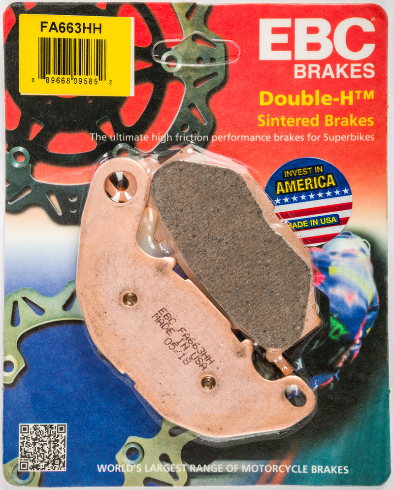 Ebc 15-663H FA663HH BRAKE PADS FA663HH DOUBLE-H SINTERED