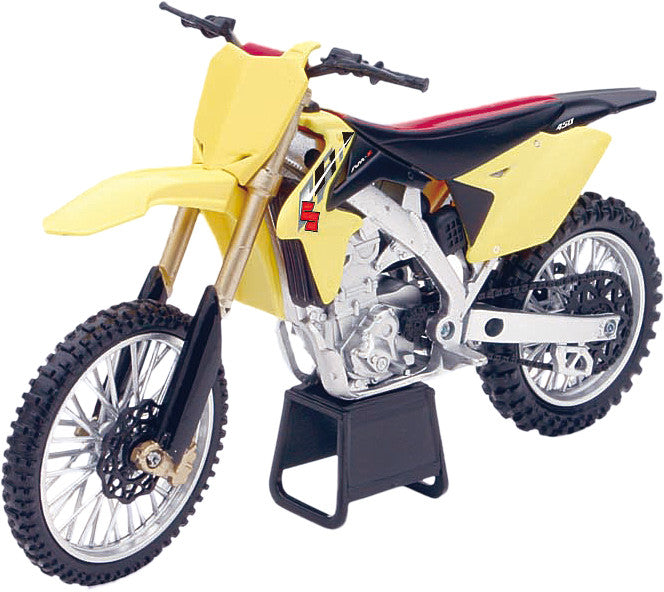 New Ray Toys 959-0044 57643 REPLICA 1:12 RACE BIKE 14 SUZUKI RMZ4540 YELLOW