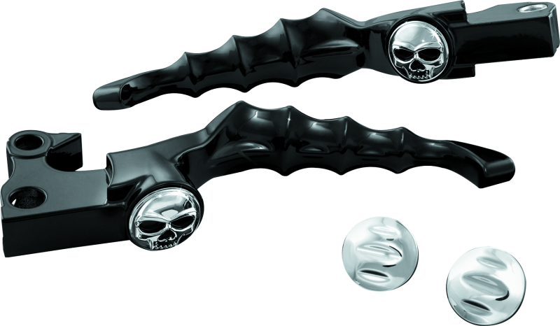 Kuryakyn 1091 Zombie Levers 08-13 Touring Cable Gloss Black - Photo - Primary
