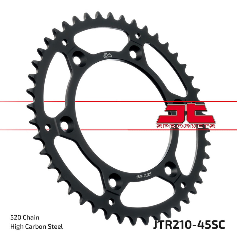 JT Sprockets Rear Sprocket Steel 45T-520 - JTR210.45SC Beta Dirt Bikes 2013-2021