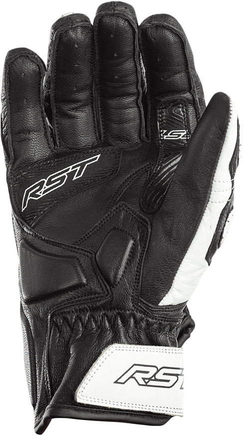 Rst 556-2097109 102097WHI-09 WOMENS STUNT III CE GLOVE BLACK / WHITE XL