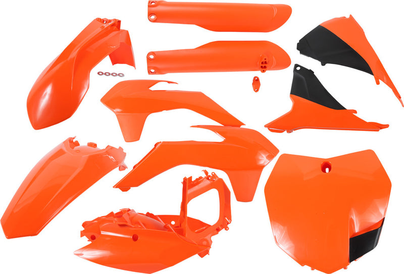Acerbis Full Plastic Kit Orange Black - 2403091008 KTM SX 250 / XC 250 2015-2016