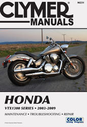 Clymer Repair Manual Honda VTX1300 - CM231 Honda VTX1300S / VTX1300C / VTX1300R / VTX1300T 2003-2009