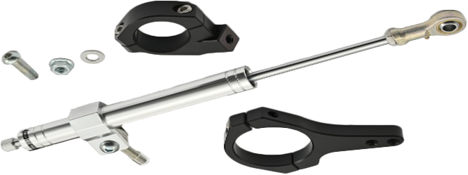 Harddrive 820-53030 81027 STEERING DAMPER KIT POLISHED 20-25 FXLRS
