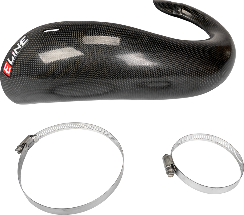 E-Line Accessories Carbon Fiber Pipe Guards HUS - MPG12550 For Husqvarna Dirt Bikes 2019-2022 | KTM SX 125 / SX 150 2020-2022