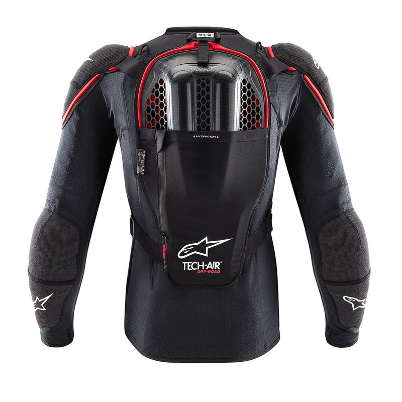 Alpinestars 482-00241L 6507123-13F-L TECH-AIR OFF-ROAD SYSTEM BLACK/RED LG