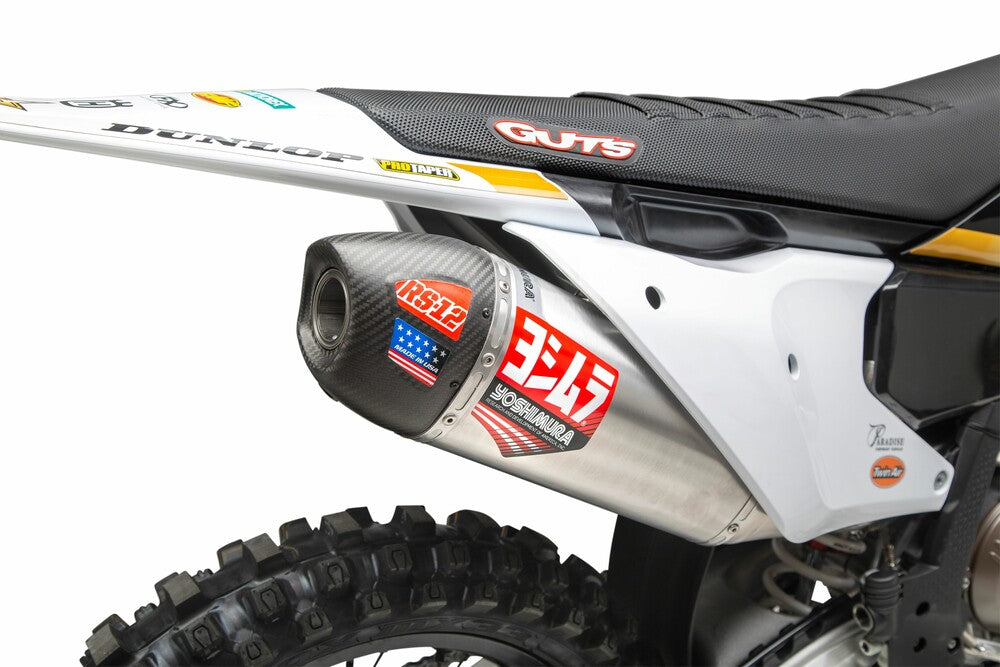 Yoshimura 961-4420 262540S320 RS12 SERIES EXHAUST SYSTEM FS SS-AL-CF HUS/KTM