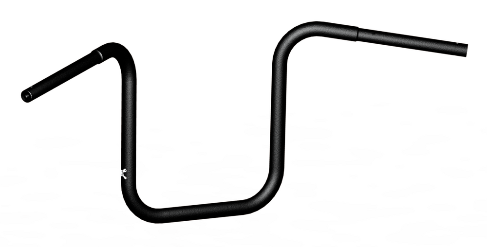 Burly Brand 750-05875 B12-1700TFB APE HANGERS 12" BLACK