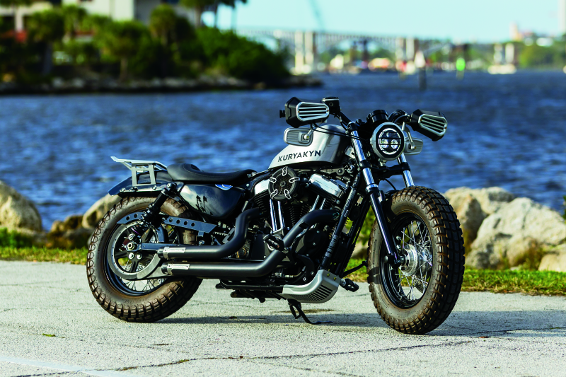 Kuryakyn 6708 Dillinger Handguards Silver - User 3