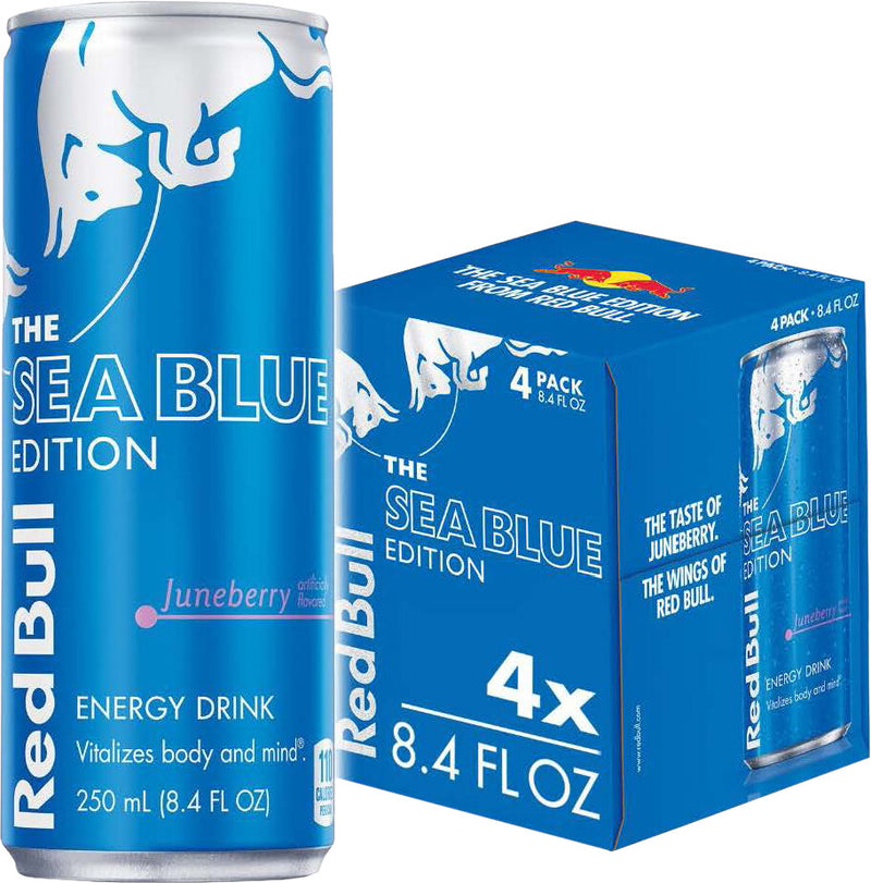 Red Bull 100-0005 RB242558 RB SEA BLUE 8.4OZ JUNEBERRY