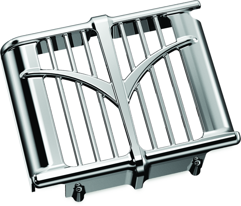 Kuryakyn 5640 Oil Cooler Cover 14-23 Indian Models Chrome - Photo - Primary