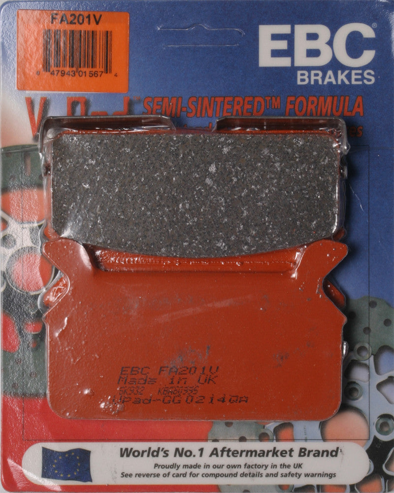 Ebc Brake Pads V-Series - FA201V For Harley Touring 1986-1999