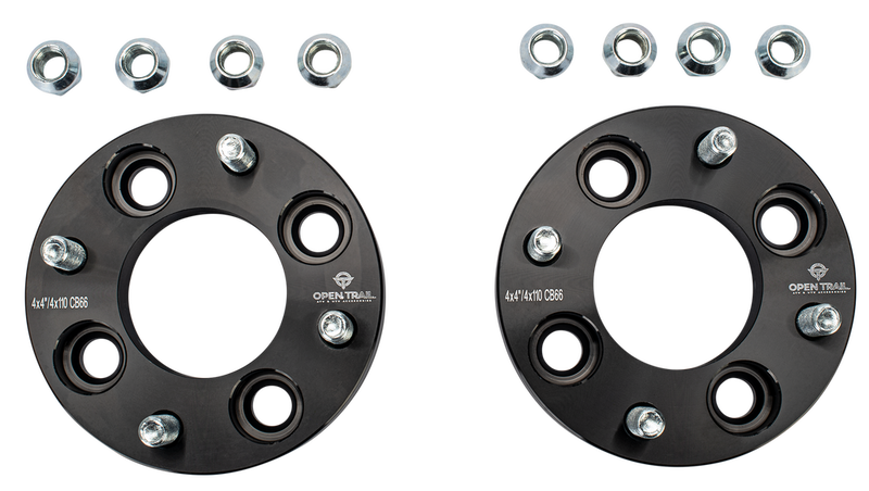 Open Trail 532-0132 AC-06688BK WHEEL SPACER ADAPTER 1" 4/4 TO 4/110 12MM X 1.5MM