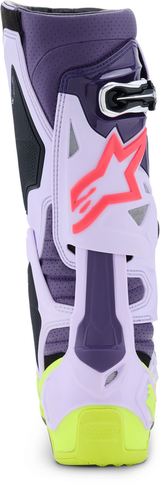 Alpinestars 482-0016008 2010520-3150-8 TECH 10 SUPERVENTED PURP/YLW FLUO/DIVA PINK 8