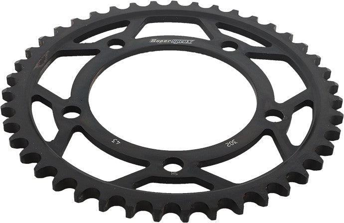 Supersprox 106-30243 RFE-302-43-BLK REAR SPROCKET STEEL 43T-530 BLK HON