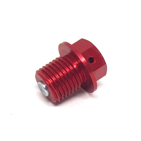 Zeta Magnetic Drain Plug M14X14-P1.5 RED - ZE58-1623 Yamaha Motorcycles 1990-2024