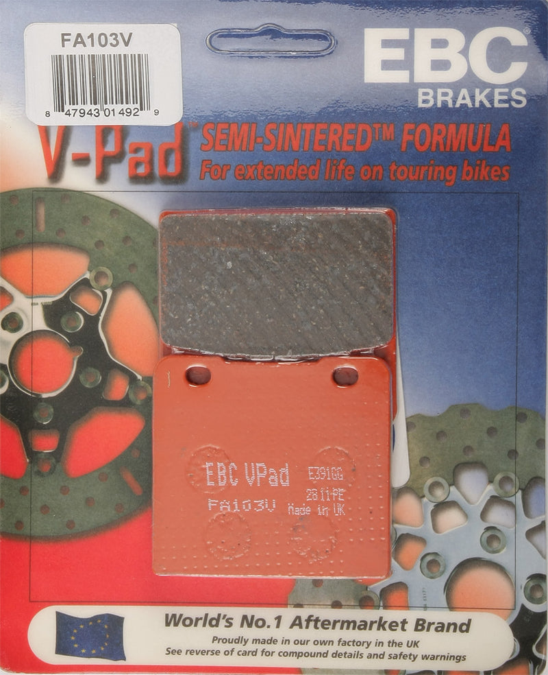 EBC Brake Pads Semi-Sintered V Series - FA103V Suzuki Motorcycles 1983-2009