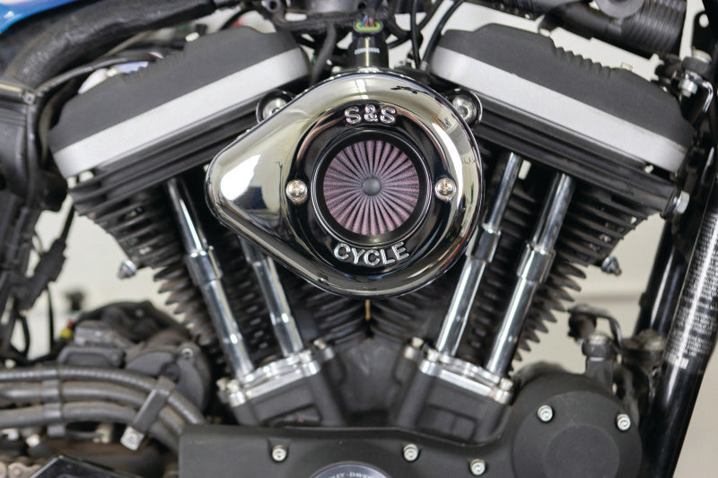 S&S Cycle 170-0725A 2007+ XL Models Stealth Air Stinger W/ Chrome Teardrop - User 1