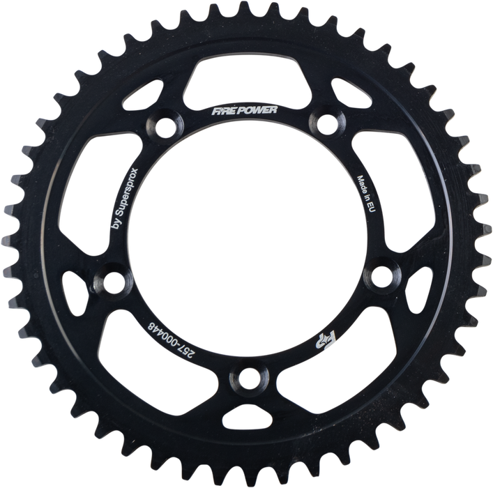 Fire Power 257-000448 FPS-4-48-BLK REAR SPROCKET STEEL 48T BLK