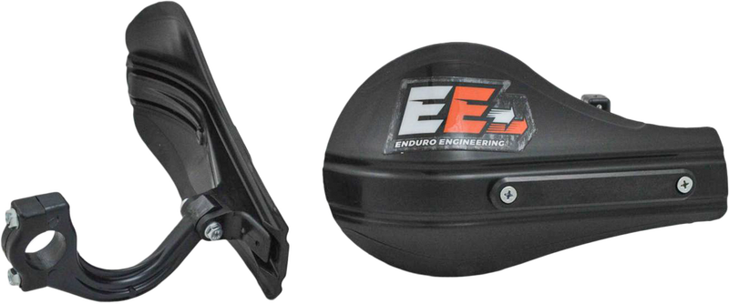 Enduro Engineering Composite MNT Roost Deflectors Black With Mounting Hardware - 53-224