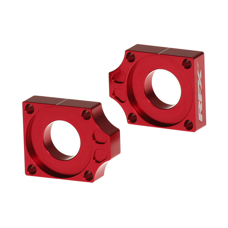 Rfx 739-0020 FXAB 50500 99RD REAR AXLE BLOCKS RED GAS/KTM/HUSQ