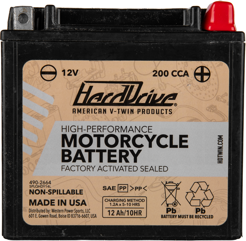 Harddrive 490-2664 HRDM7RH4L HIGH PERFORM BATTERY YTX14L CCA 200