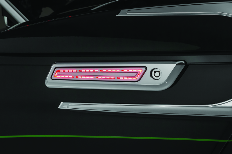 Kuryakyn 5476 LED Saddlebag Hinge Accents Chrome - User 1