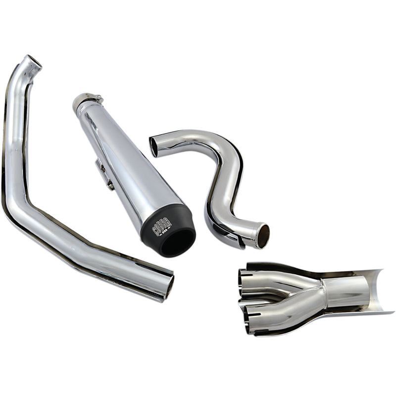 Cobra El Diablo 2-Into-1 Exhaust System - 6485 For Harley Softail 1986-2006