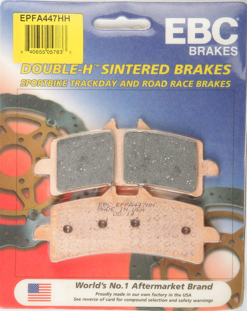 EBC Extreme PRO Brake Pads - EPFA447HH For Ducati Motorcycles 2007-2021 | Suzuki Motorcycles 2011-2024 | Kawasaki Ninja 2015-2018