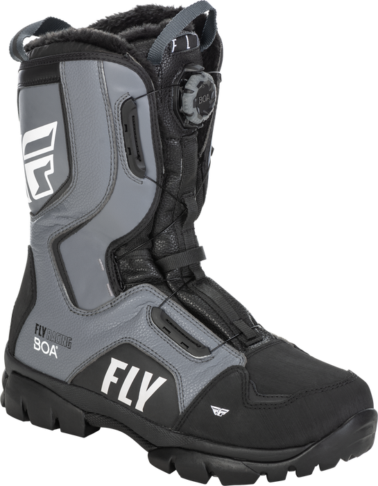 Fly Racing 361-96615 361-96615 MARKER BOA BOOT BLACK/GREY SZ 15