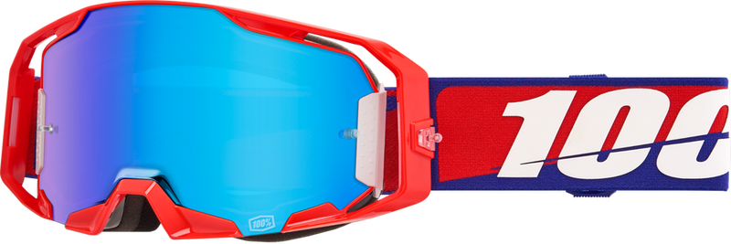 100% 610-5338 50060-00009 ARMATIC GOGGLE BEST MIRROR BLUE LENS