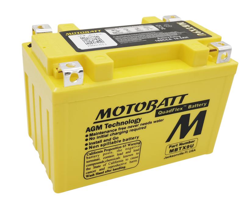 Motobatt 491-1006 MBTX9U BATTERY MBTX9U SEALED FACTORY ACTIVATED