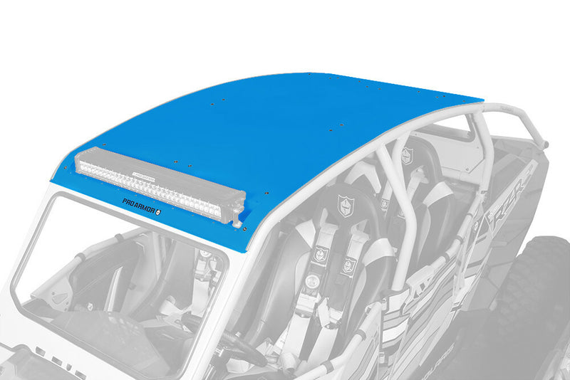 Pro Armor Asylum Roof With Light Bar Pocket Voodoo Blue - P144R121VB-689 Polaris RZR 2014-2022