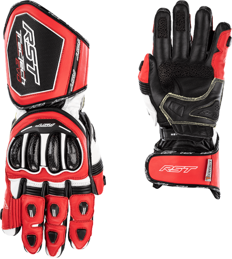 Rst 556-2666412 102666RED-12 TRACTECH EVO 4 CE GLOVE RED/WHITE/BLACK 2XL