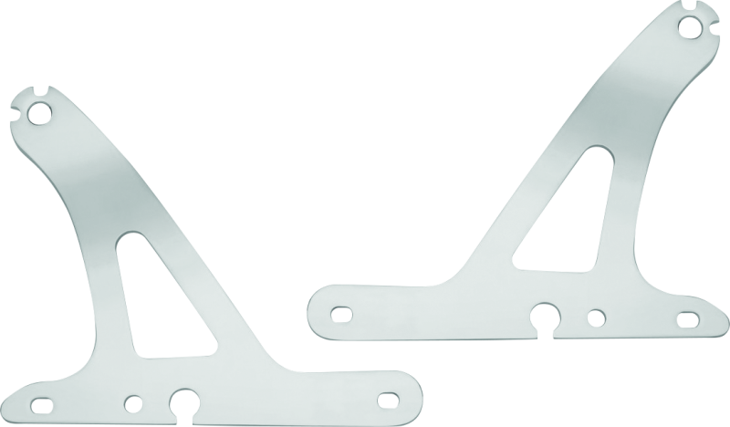 Kuryakyn 7097 Fixed Mounts Multi-purpose Driver & Passenger Backrest 04-22 XL Models Chrome - Photo - Primary