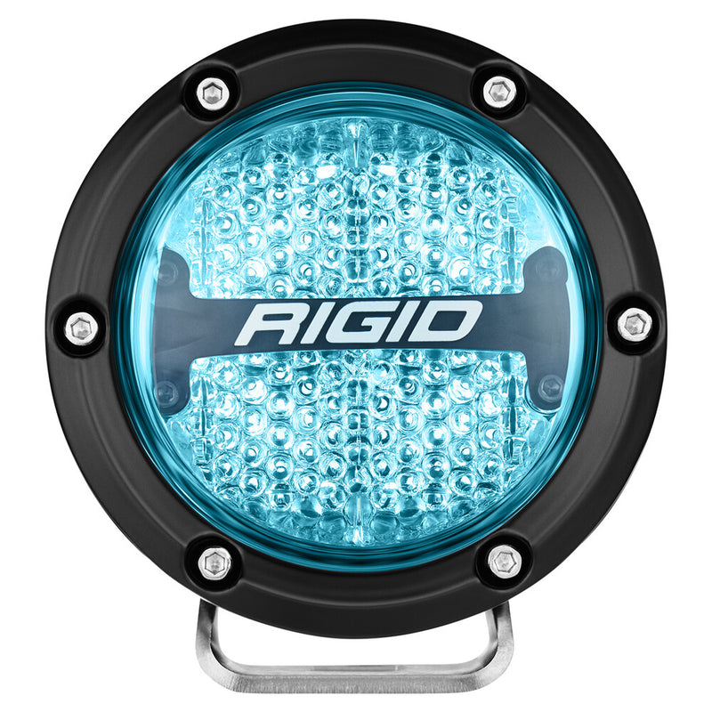 Rigid Industries 652-36300 36400 360-SERIES 4" DIFFUSED RGB/2 RGBW