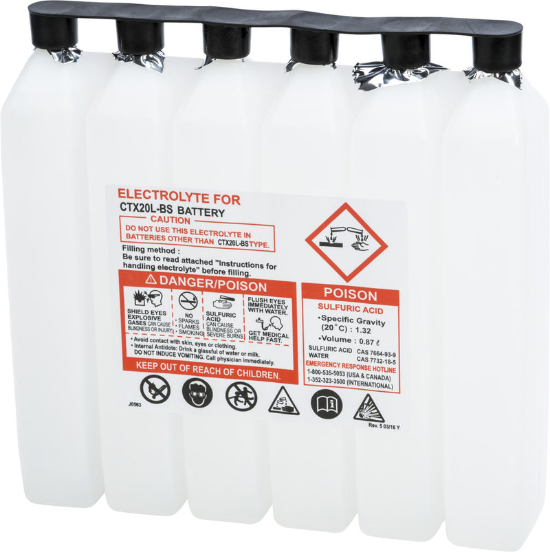 Fire Power 49-3028 900CC CTX SEALED BATTERY ELECTROLYTE PACK 870CC