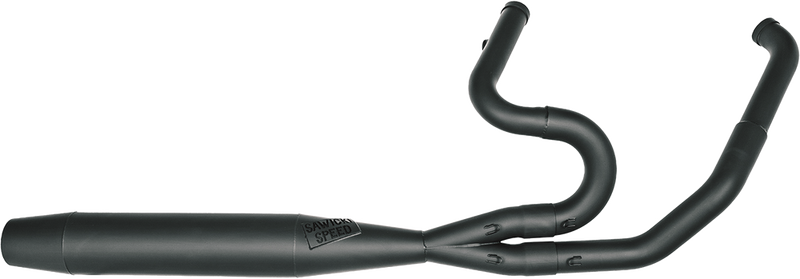 Sawicki 2IN1 TC FLT Full Length Pipe Black - 930-01086 For Harley Touring 1995-2016