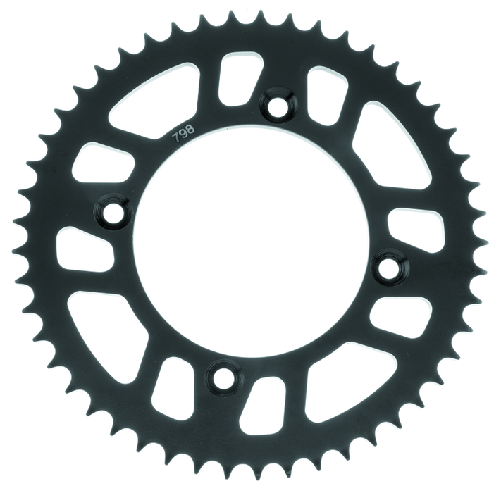 BikeMaster 965732 Suzuki Rear Steel Sprocket 428 49T - Black - Photo - Primary